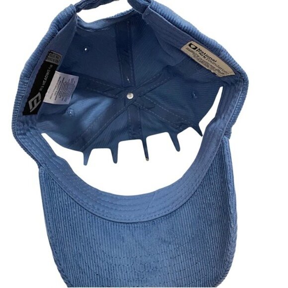 National Parks H3 Headwear Yellowstone Corduroy Baseball Cap Adjustable Blue - Picture 4 of 7